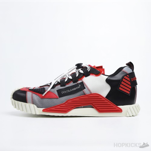 Dolce & Gabbana Red Grey Black NS1 Sneakers